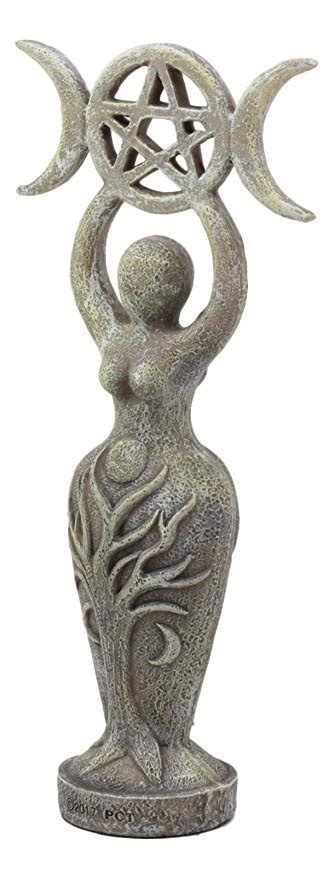 Wicca goddess statye